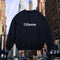 2023 AW U the me Logo Sweatshirt Navy