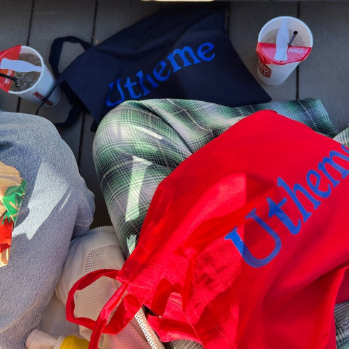 Utheme Logo Tote Bag Red or Navy