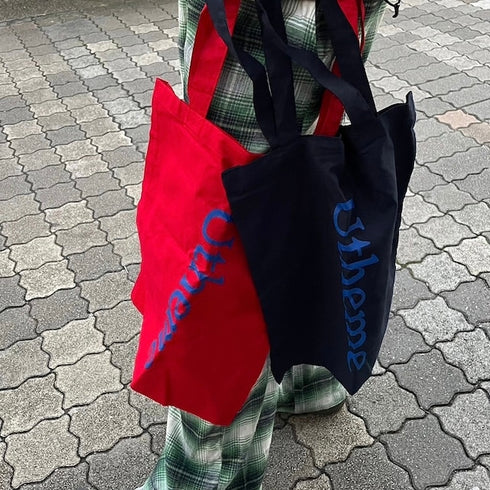 Utheme Logo Tote Bag Red or Navy