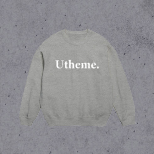 Logo Graphic Sweatshirt Gray