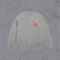 Utheme Red Logo Layer Sweat Gray