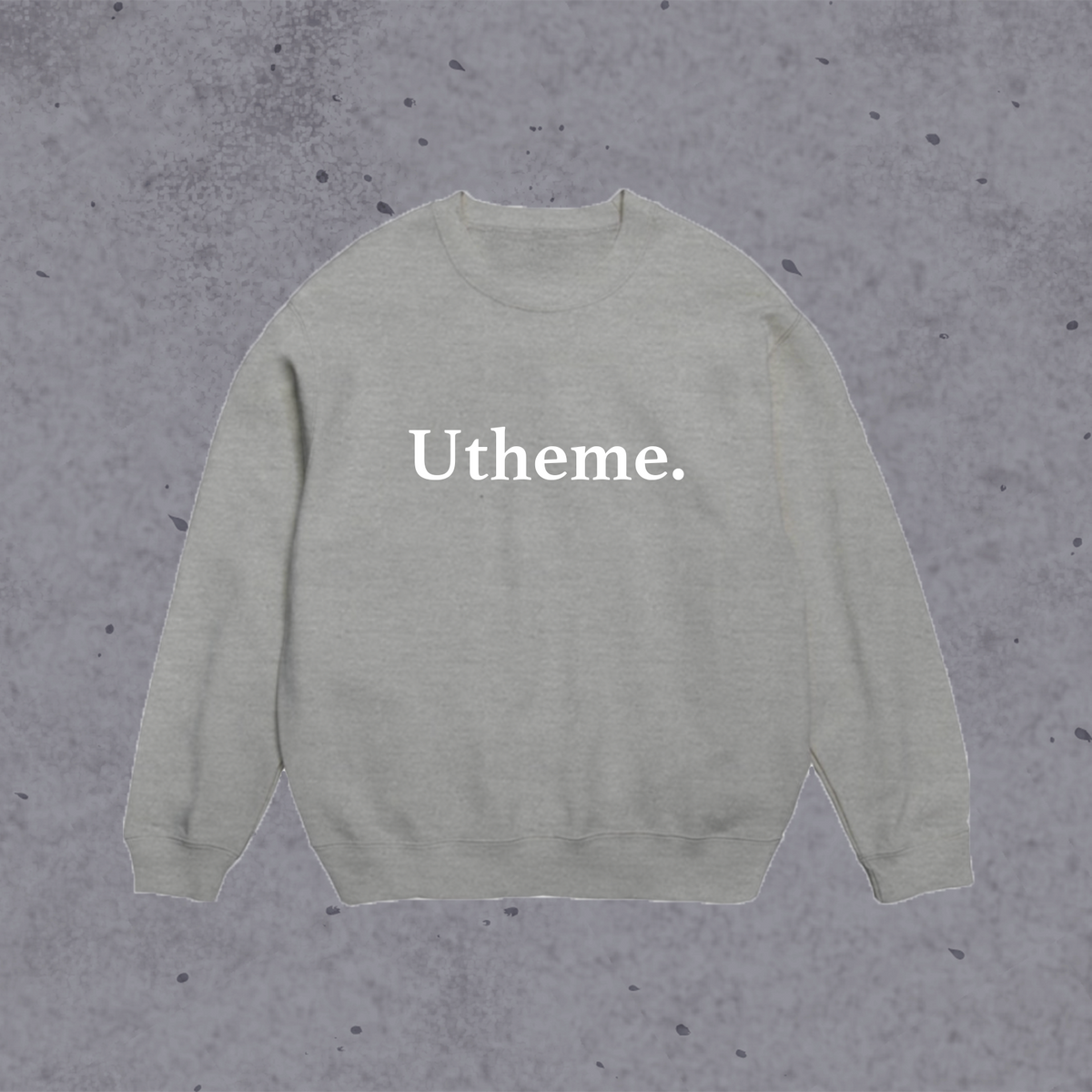Utheme Logo Sweat second Gray – NoLA