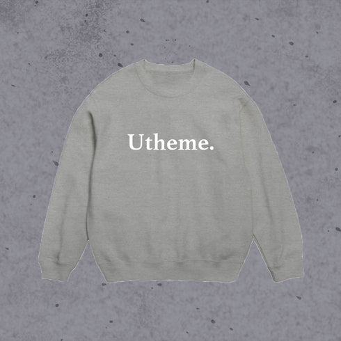 Utheme Logo Sweat second Gray