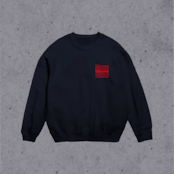 Utheme Red Logo Layer Sweat Navy – NoLA